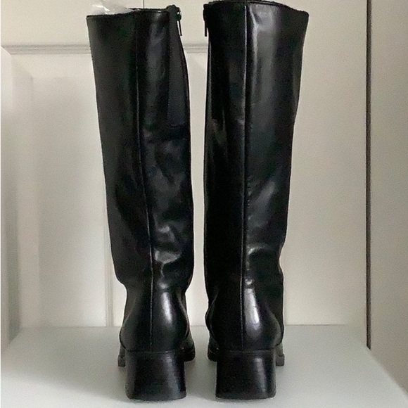 Harvard Santana Leather Fleece Lined Zip Up Boots Size 8 - Picture 4 of 10